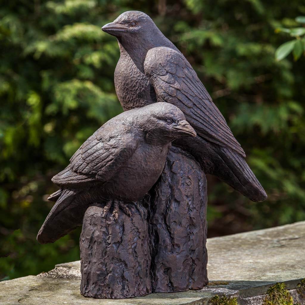 Campania International Nevermore Raven Statue