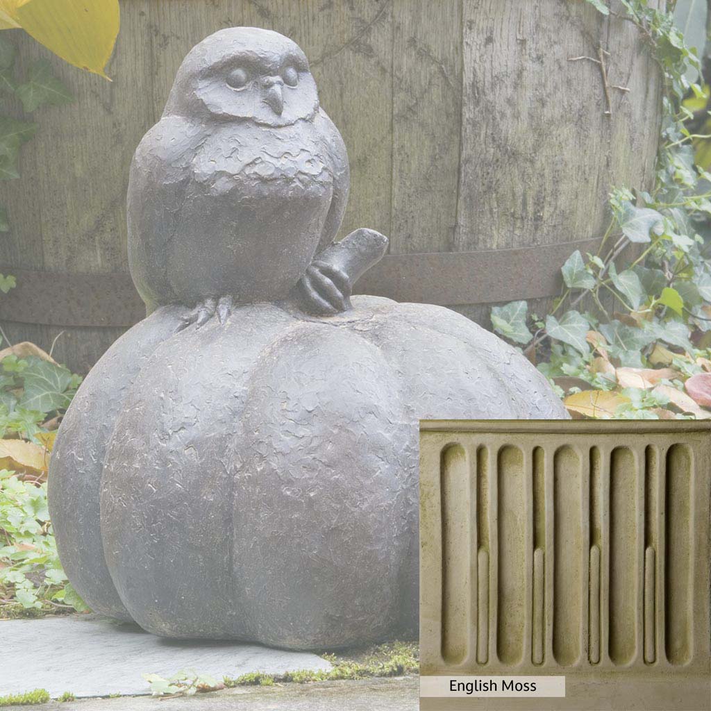 Campania International Owl on Pumpkin Statue - Image 13