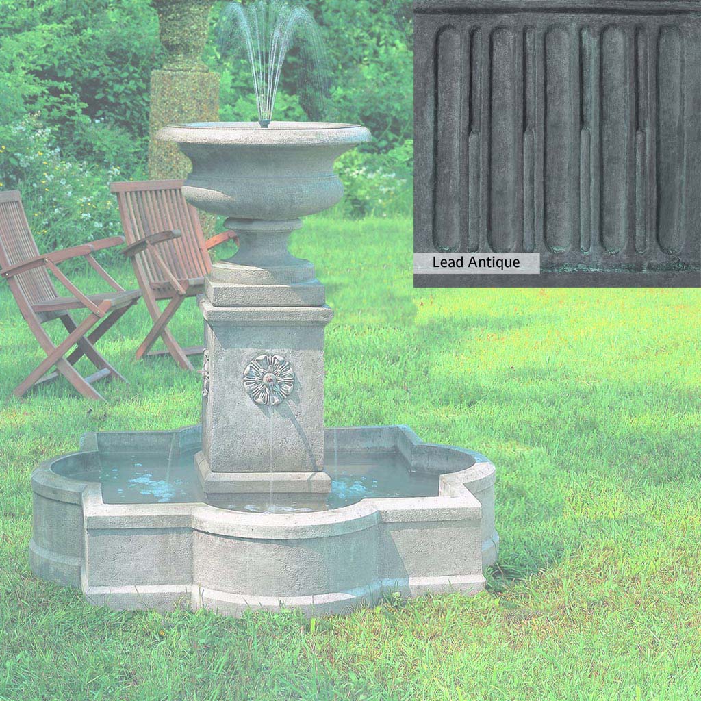 Campania International Palazzo Urn Fountain - Image 10