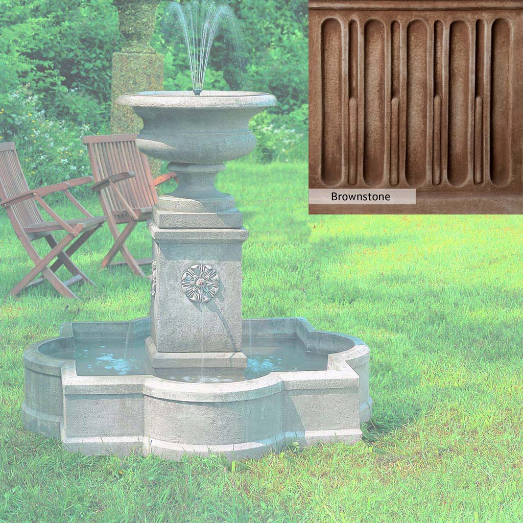 Campania International Palazzo Urn Fountain - Image 4