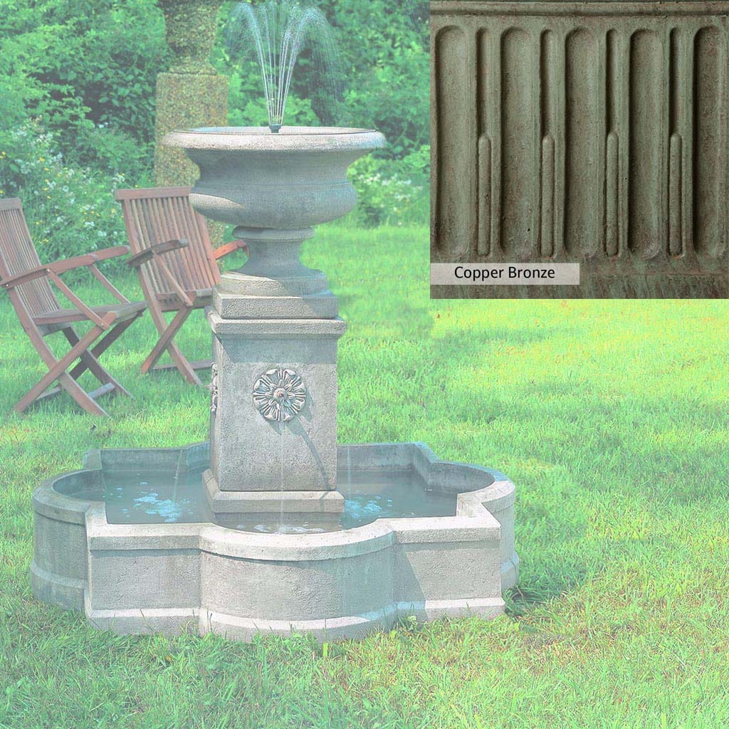 Campania International Palazzo Urn Fountain - Image 5
