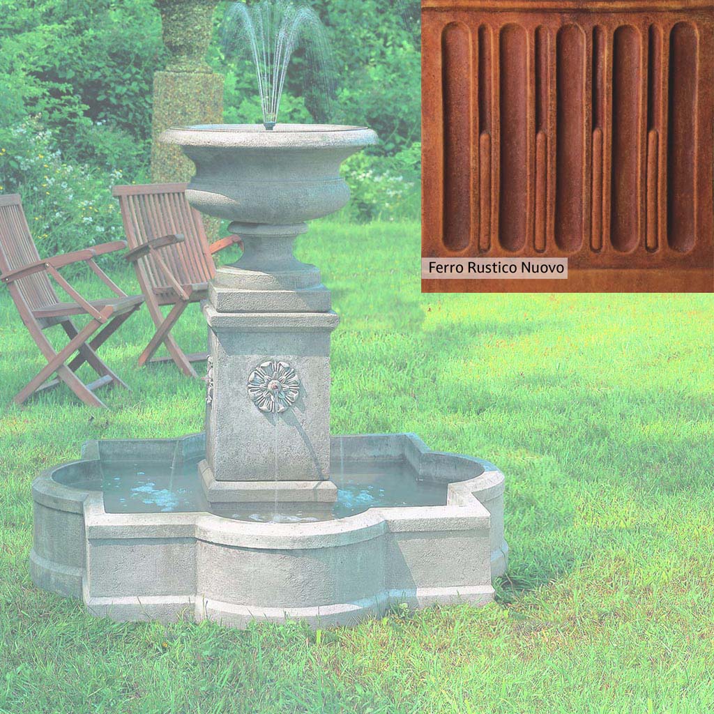 Campania International Palazzo Urn Fountain - Image 8