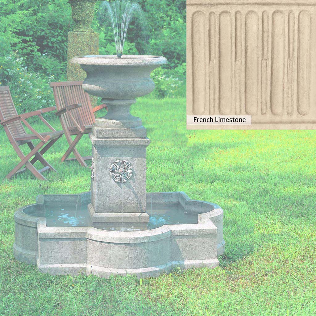 Campania International Palazzo Urn Fountain - Image 9