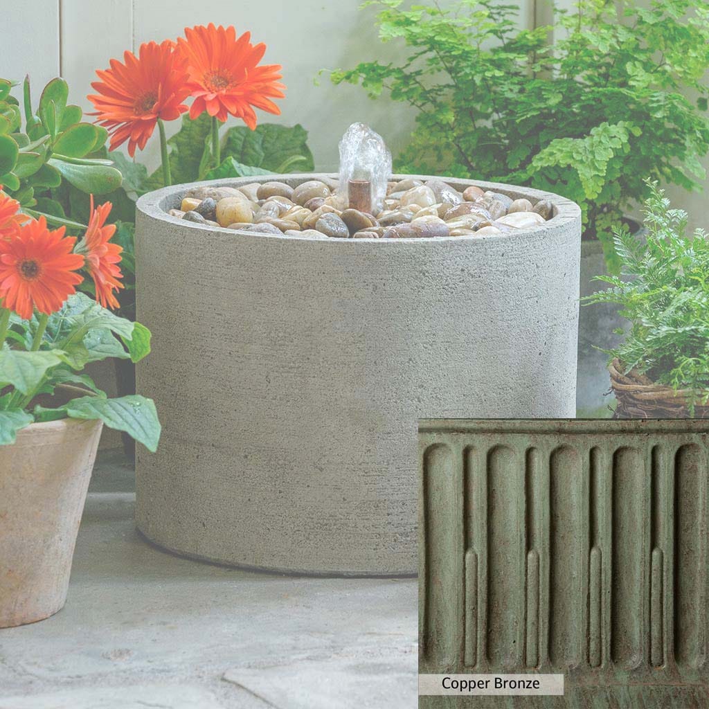Campania International Salinas Low Pebble Fountain - Image 12