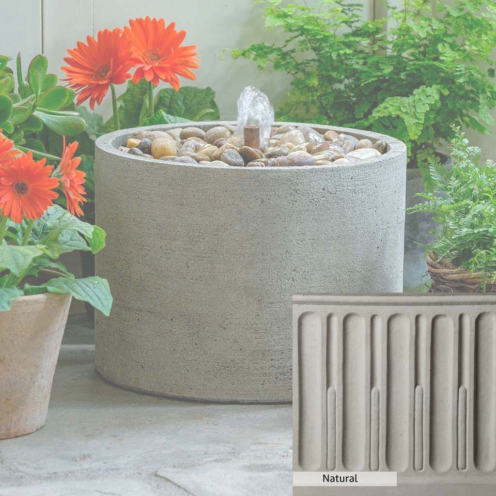 Campania International Salinas Low Pebble Fountain - Image 3