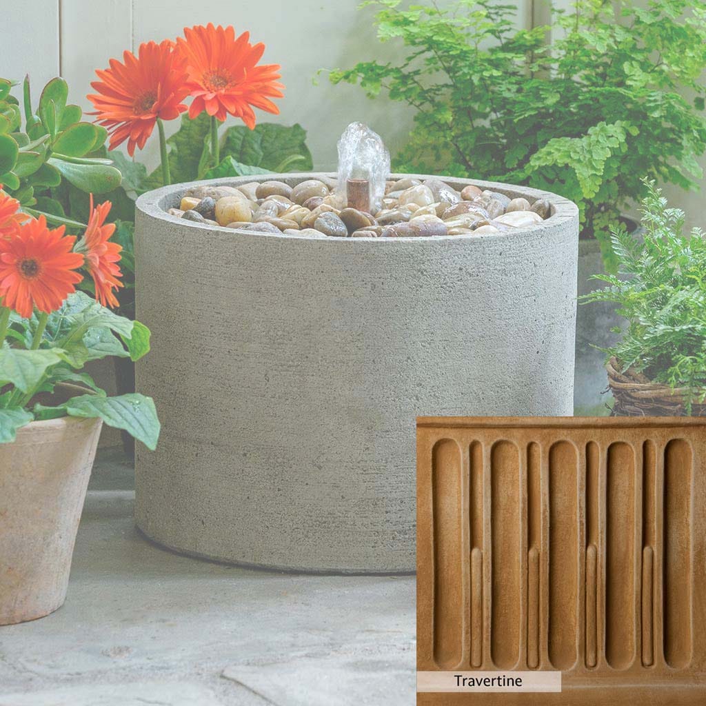 Campania International Salinas Low Pebble Fountain - Image 7