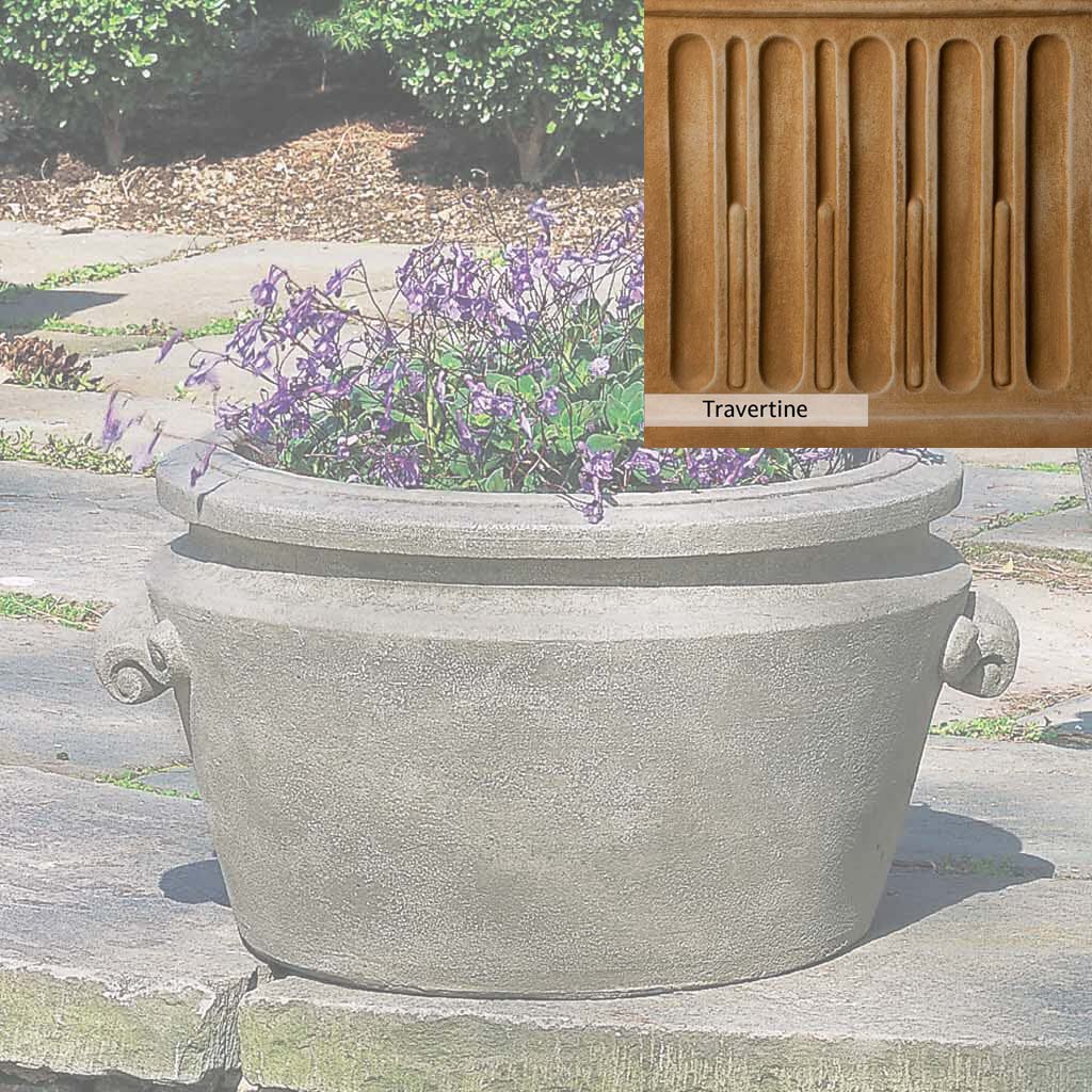 Campania International Scroll Handle Tub Planter - Image 14