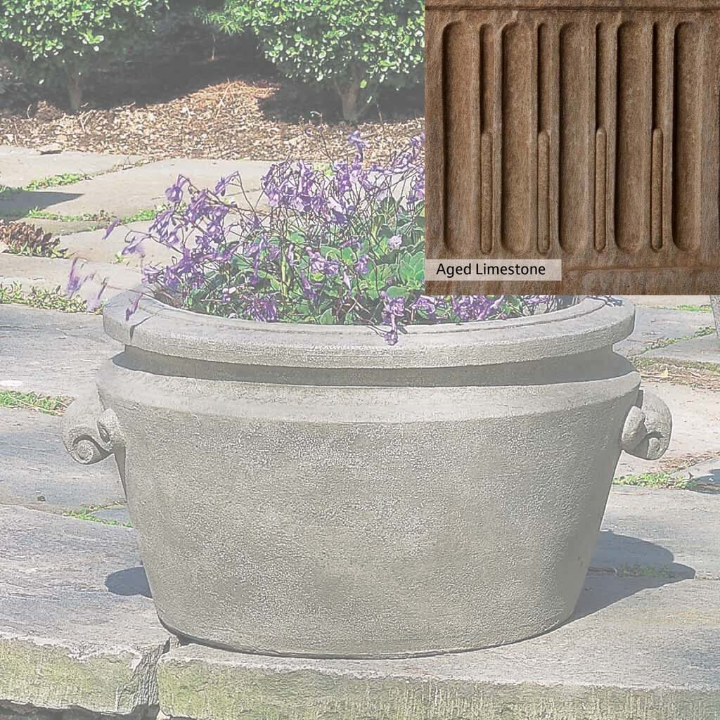 Campania International Scroll Handle Tub Planter - Image 16