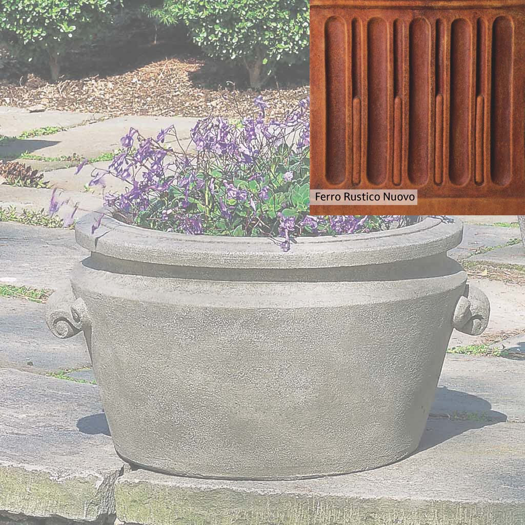 Campania International Scroll Handle Tub Planter - Image 7