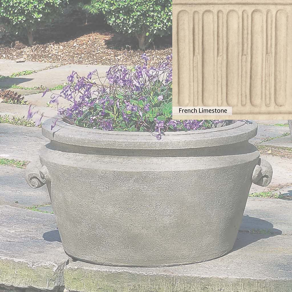 Campania International Scroll Handle Tub Planter - Image 8