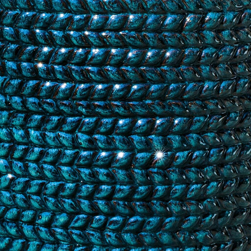 Campania International Sisal Weave Tall Planter in Indigo Rain set of 3 - Image 2