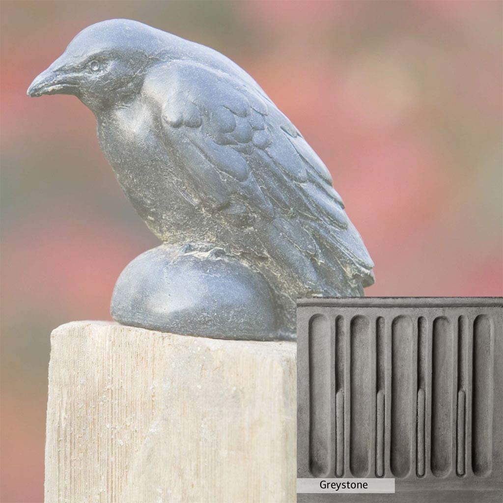 Campania International Small Raven Statue - Image 3