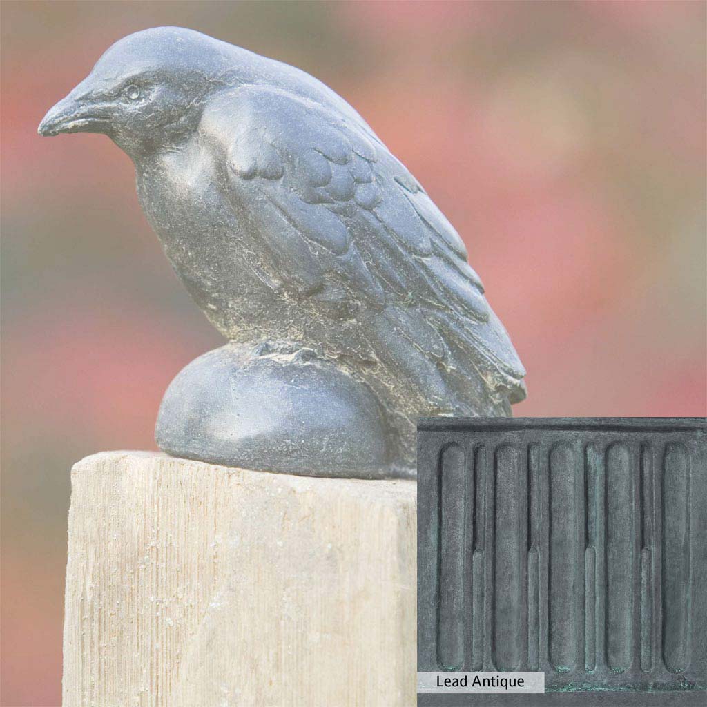 Campania International Small Raven Statue - Image 4