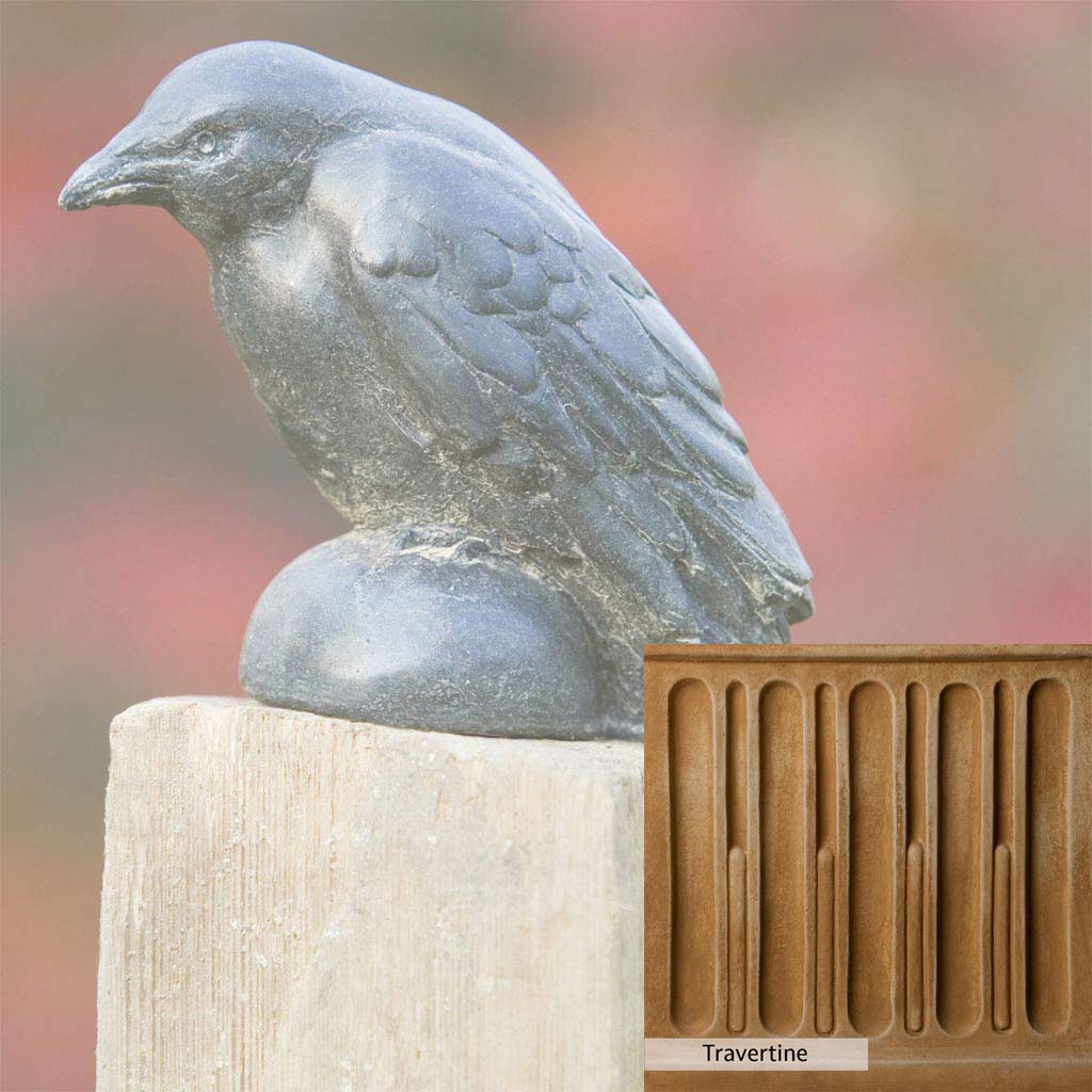 Campania International Small Raven Statue - Image 7