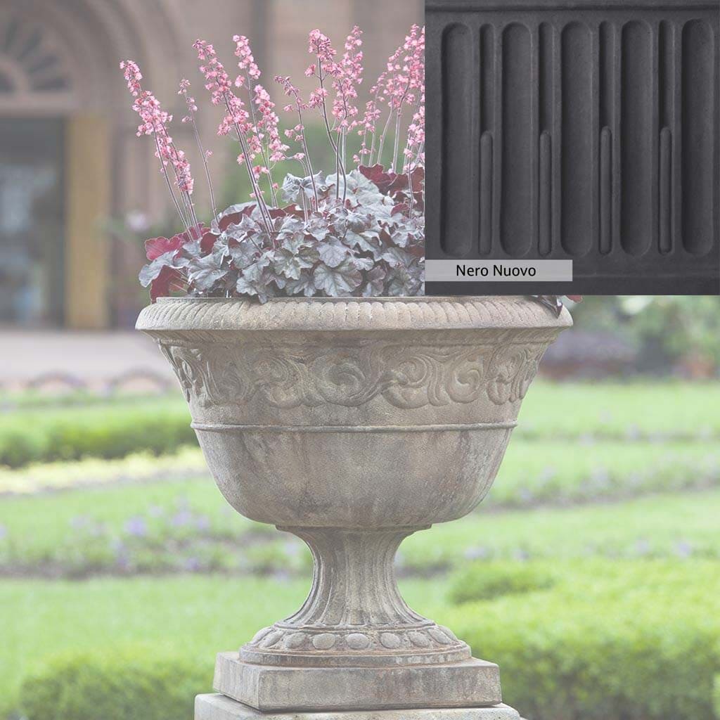 Campania International Smithsonian Foliated Scroll Urn - Image 12