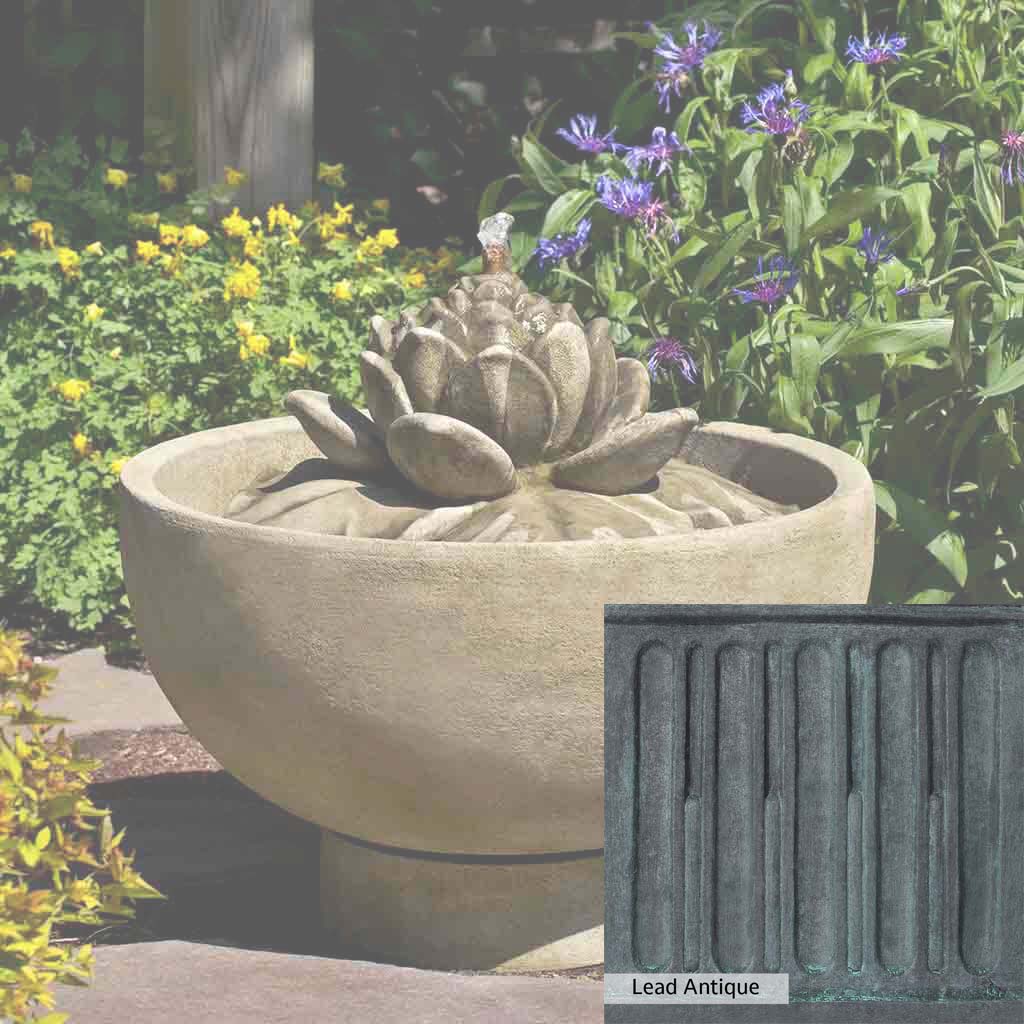 Campania International Smithsonian Lotus Fountain - Image 3