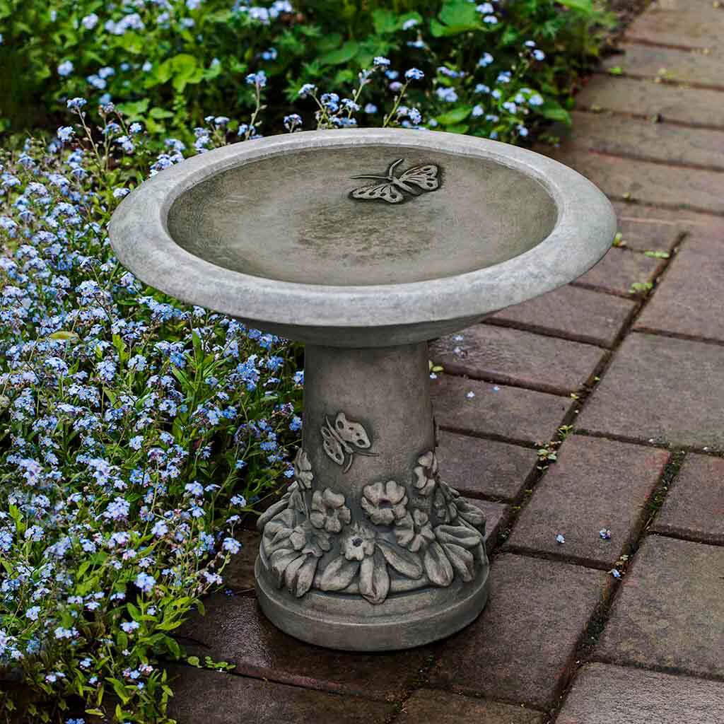 Campania International Spring Meadow Birdbath