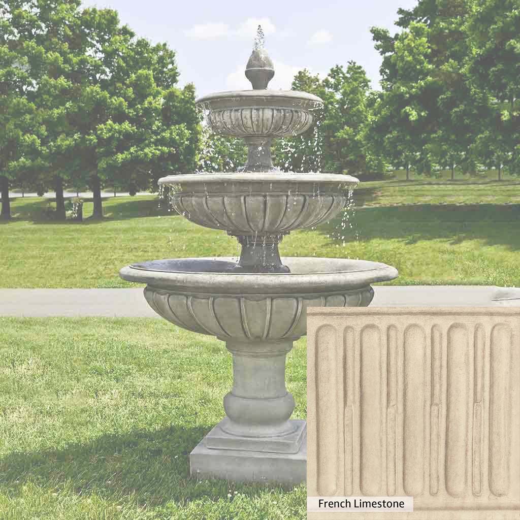 Campania International Three Tier Longvue Fountain - Image 14