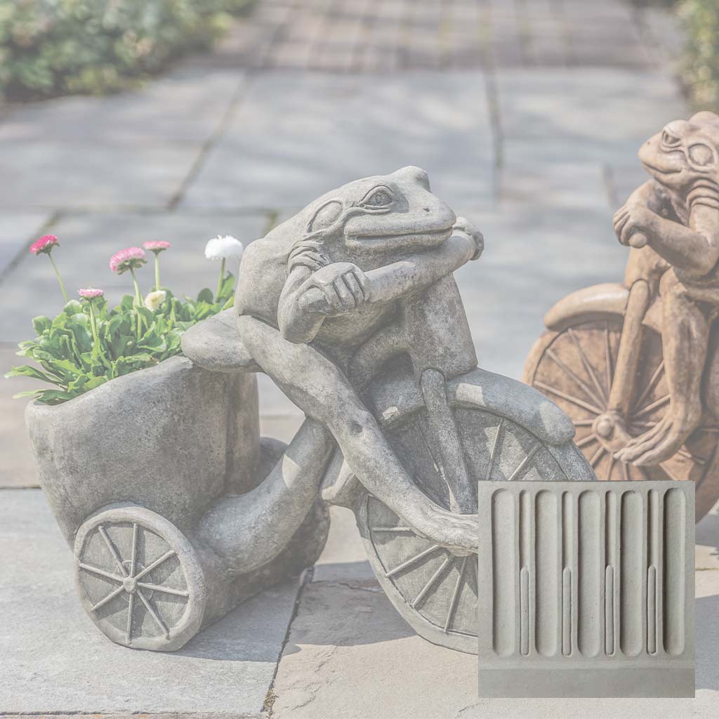 Campania International Tricycle Frog Planter Statue - Image 11