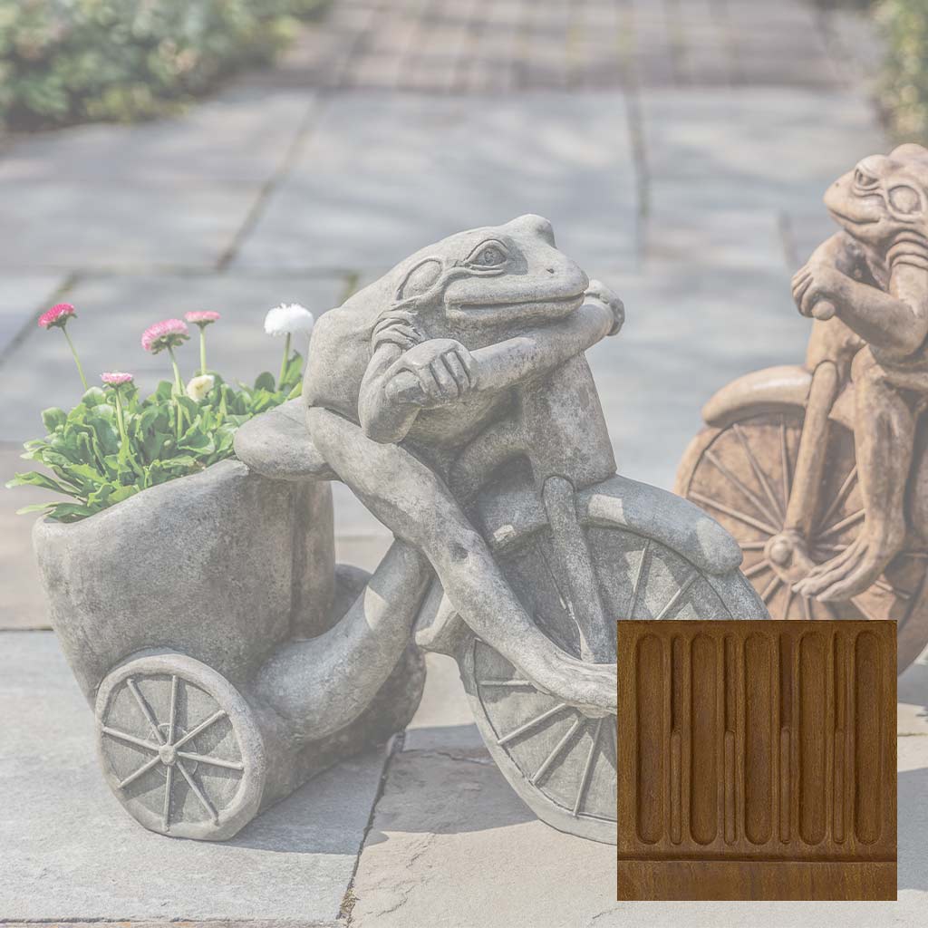 Campania International Tricycle Frog Planter Statue - Image 13