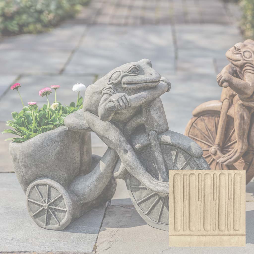 Campania International Tricycle Frog Planter Statue - Image 7