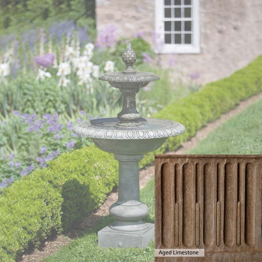 Campania International Williamsburg Pineapple 2 Tier Fountain - Image 10