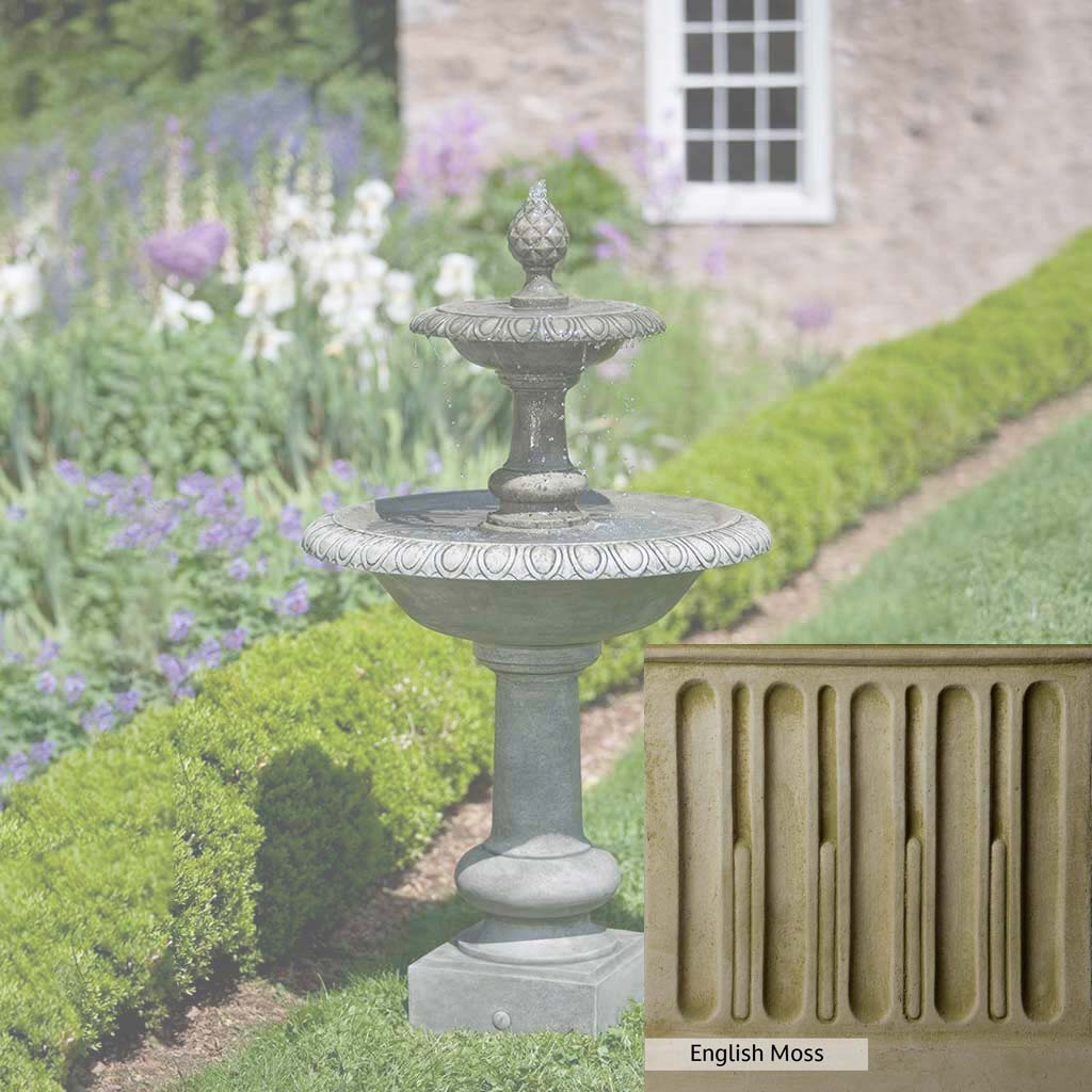 Campania International Williamsburg Pineapple 2 Tier Fountain - Image 11