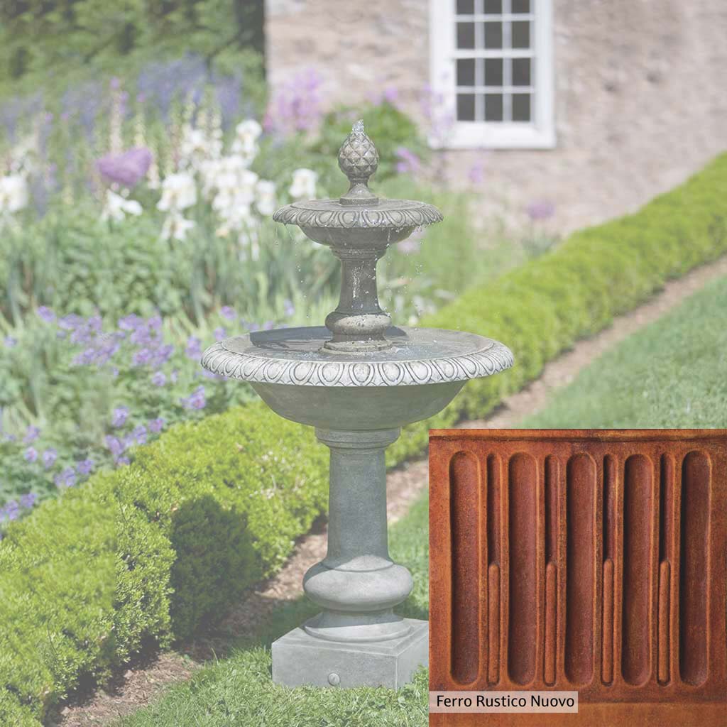 Campania International Williamsburg Pineapple 2 Tier Fountain - Image 12