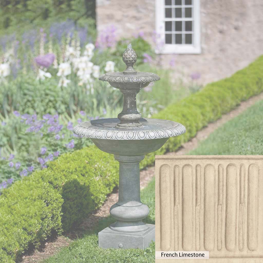 Campania International Williamsburg Pineapple 2 Tier Fountain - Image 13