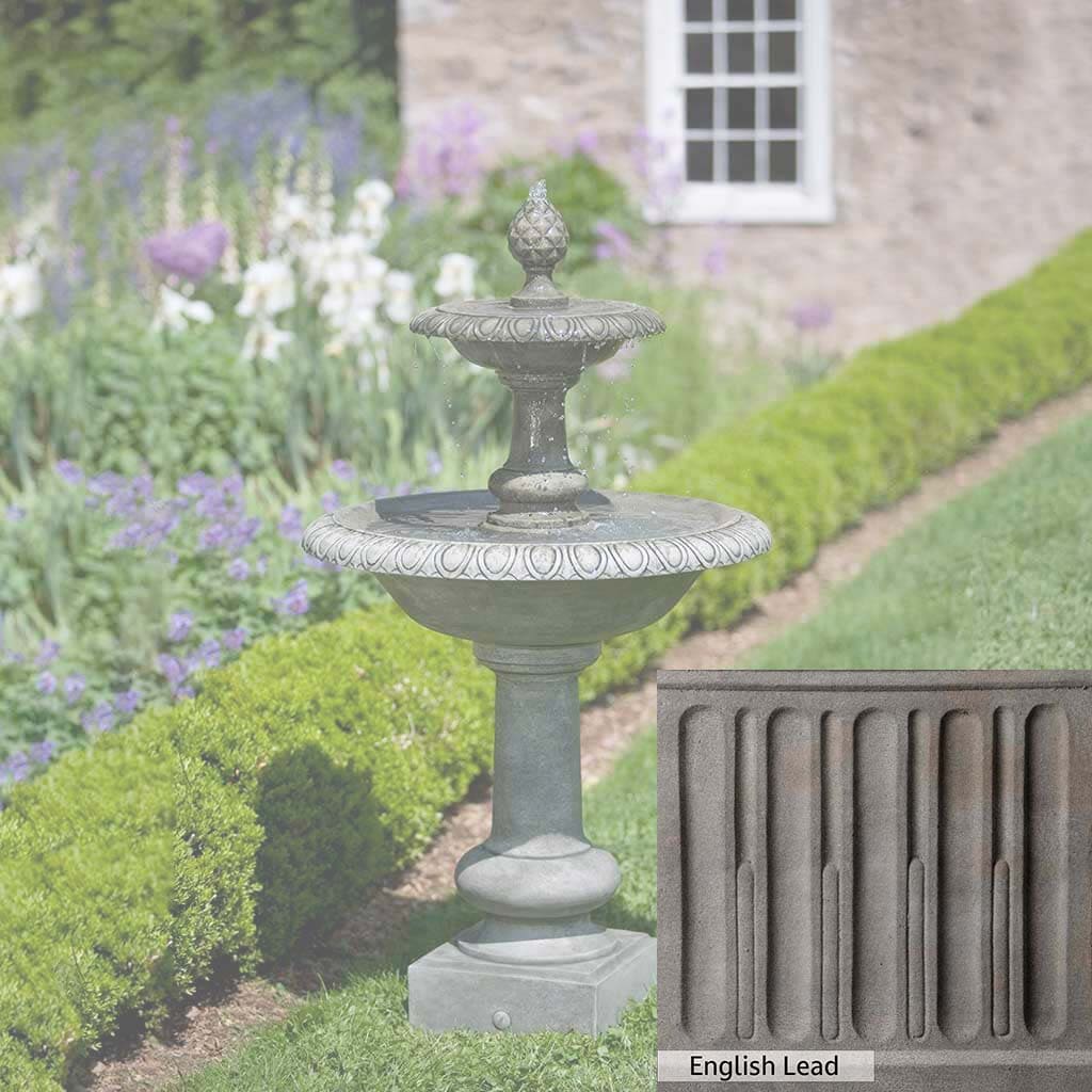 Campania International Williamsburg Pineapple 2 Tier Fountain - Image 15