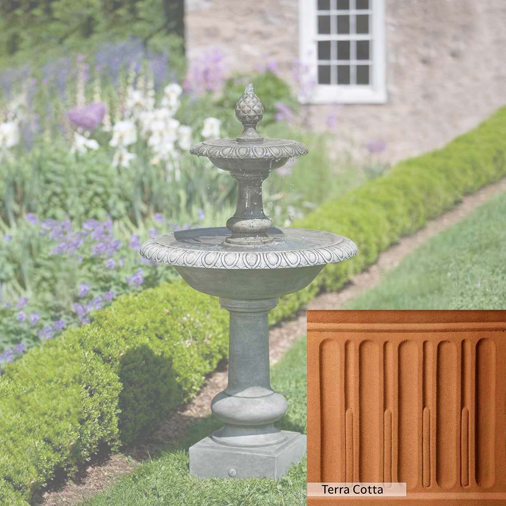 Campania International Williamsburg Pineapple 2 Tier Fountain - Image 16