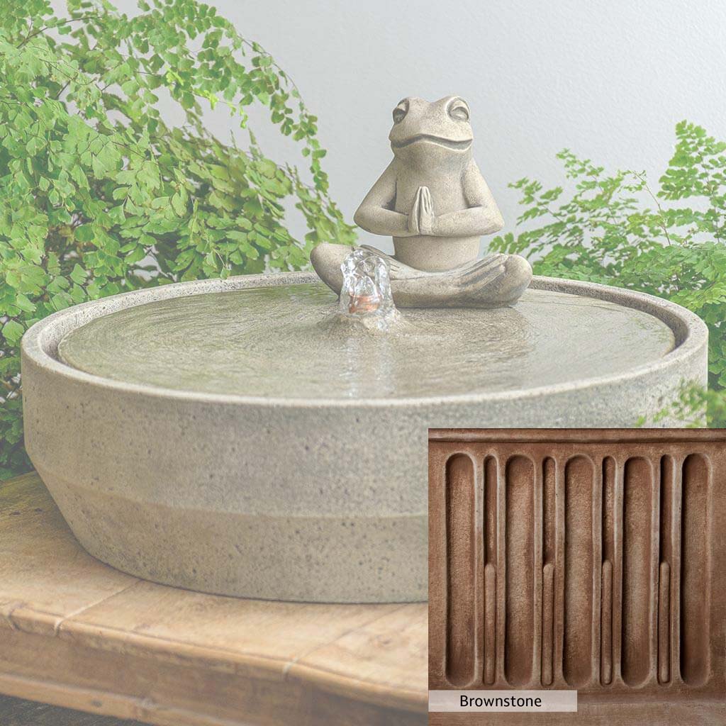 Campania International Yoga Frog Beveled Fountain - Image 10