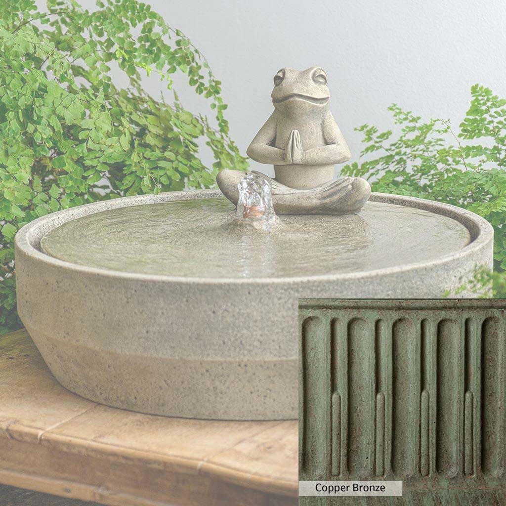 Campania International Yoga Frog Beveled Fountain - Image 11