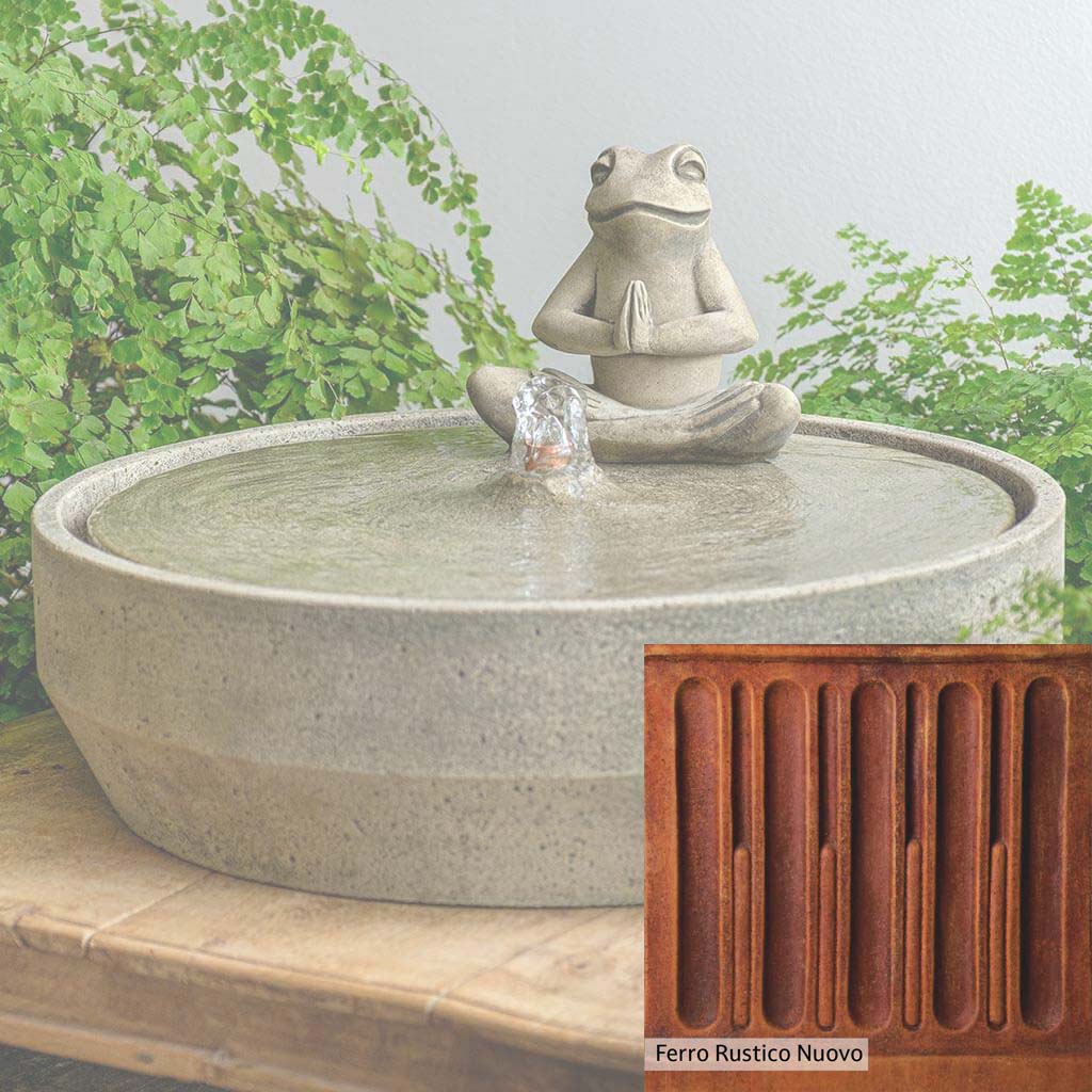 Campania International Yoga Frog Beveled Fountain - Image 14