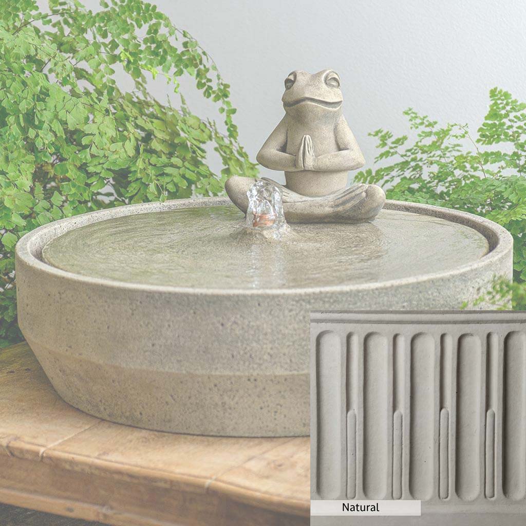 Campania International Yoga Frog Beveled Fountain - Image 3