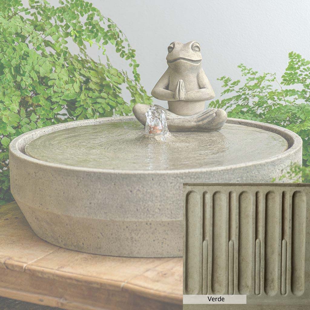 Campania International Yoga Frog Beveled Fountain - Image 8