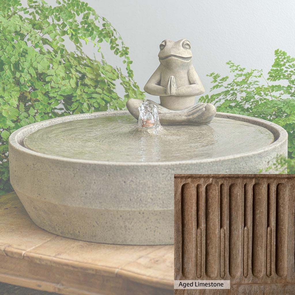 Campania International Yoga Frog Beveled Fountain - Image 9