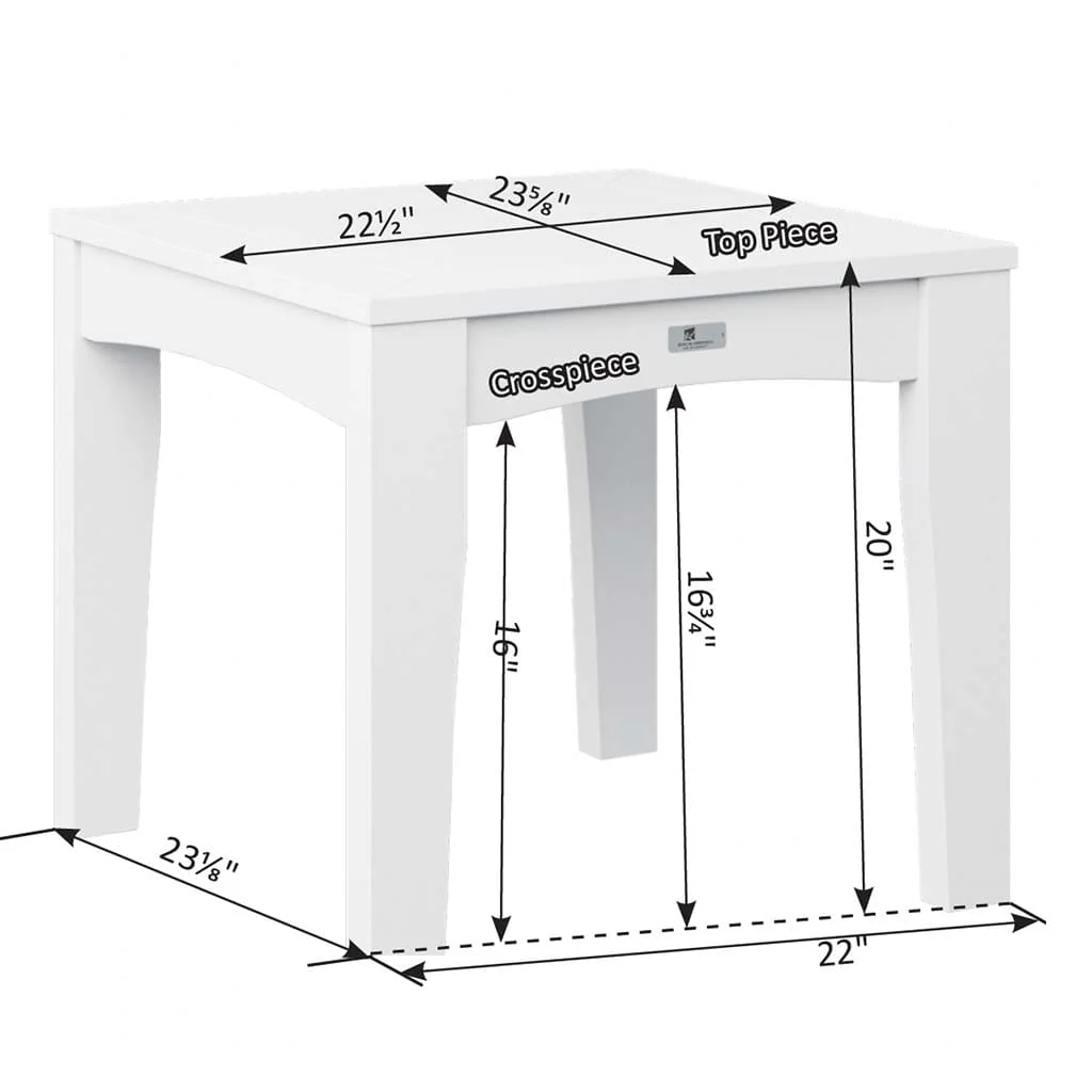 Classic Terrace End Table by Berlin Gardens - Image 3