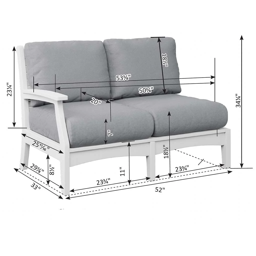 Classic Terrace Right Arm Loveseat by Berlin Gardens - Image 3