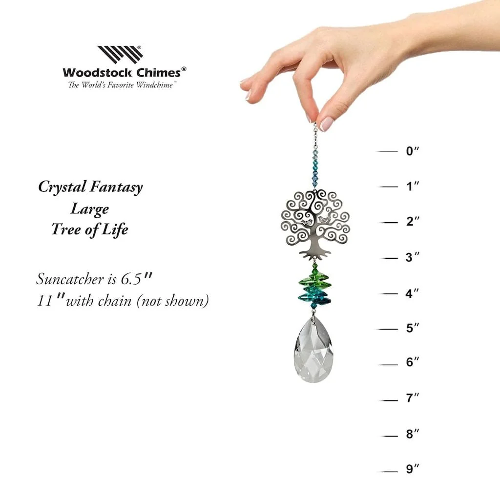 Crystal Fantasy Tree of Life Large Wind Chimes by Woodstock Chimes - Image 3