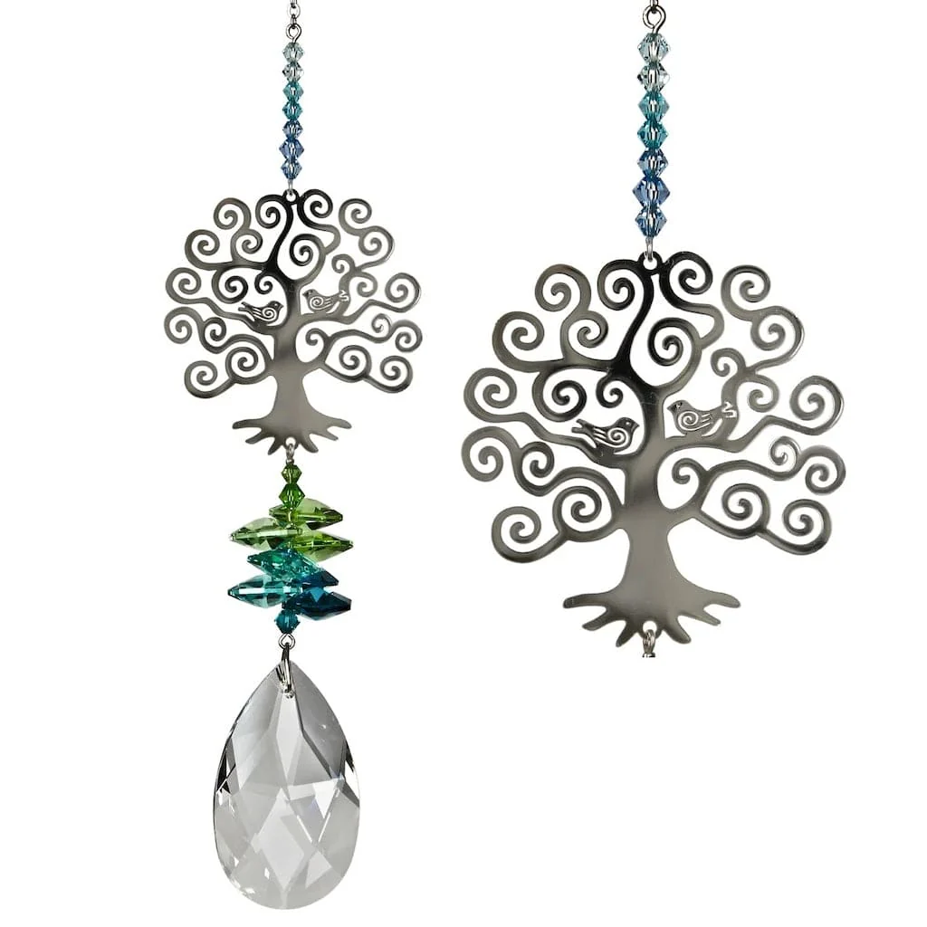 Crystal Fantasy Tree of Life Large Wind Chimes by Woodstock Chimes - Image 4