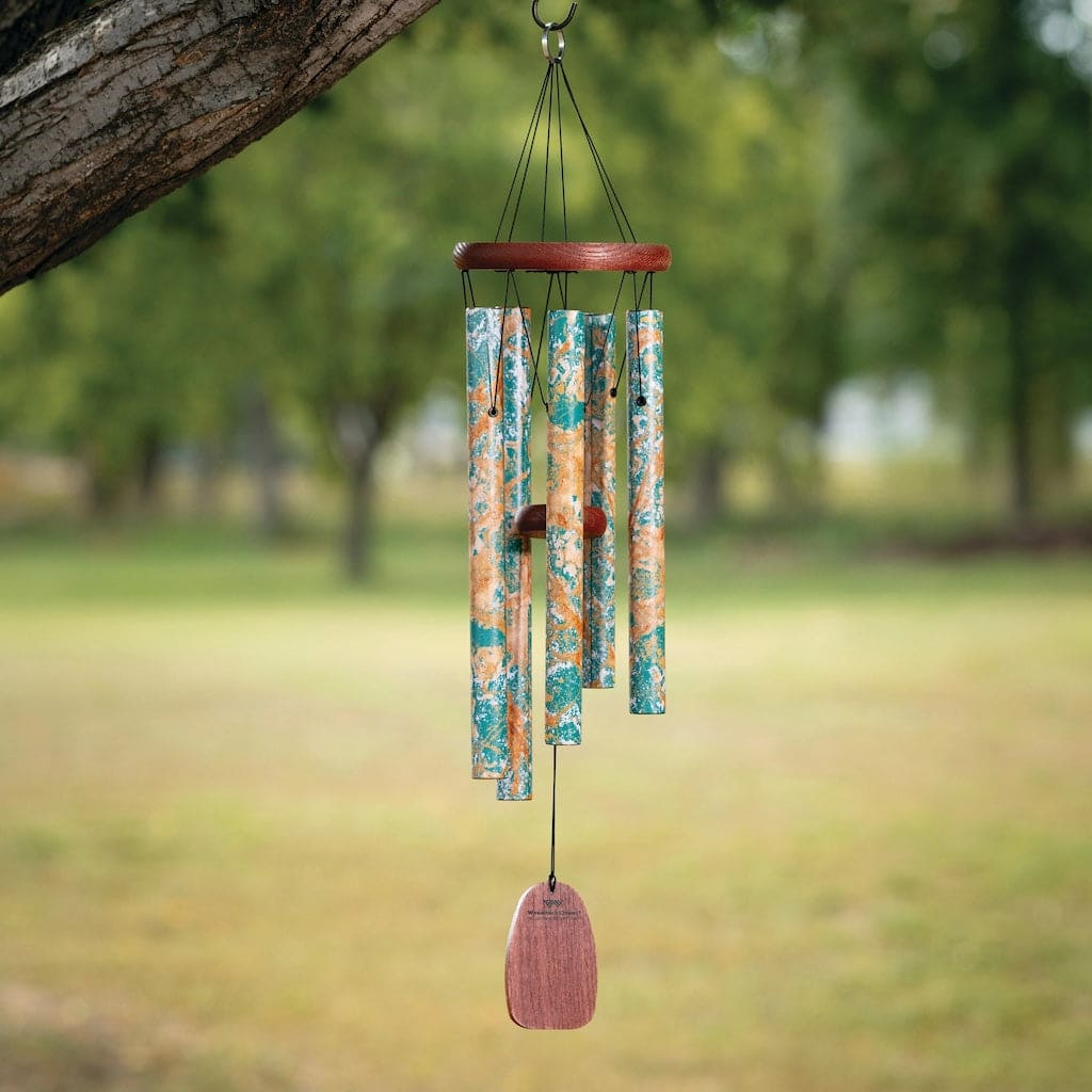Decor Wind Chime with Patina Green Marble by Woodstock Chimes