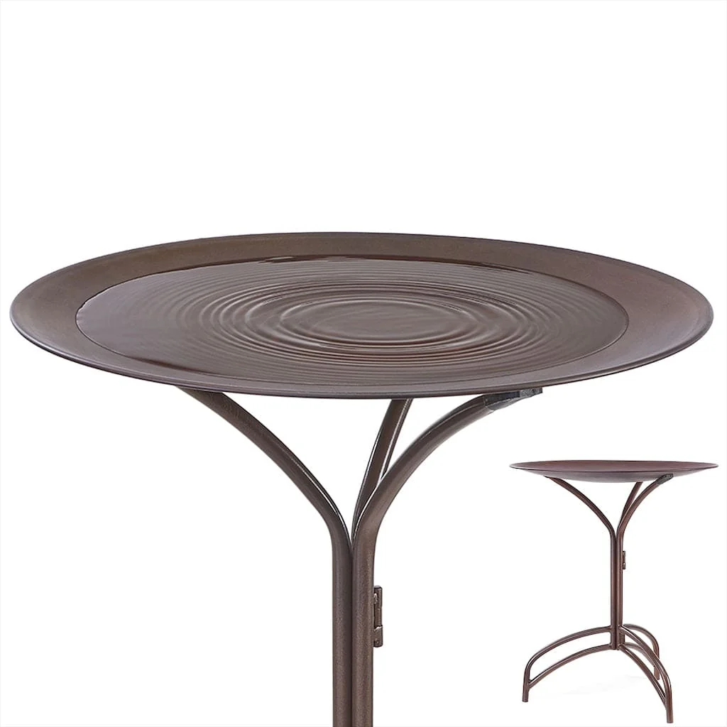 Good Directions 20 inch Rust Bird Bath with Stand - Image 4