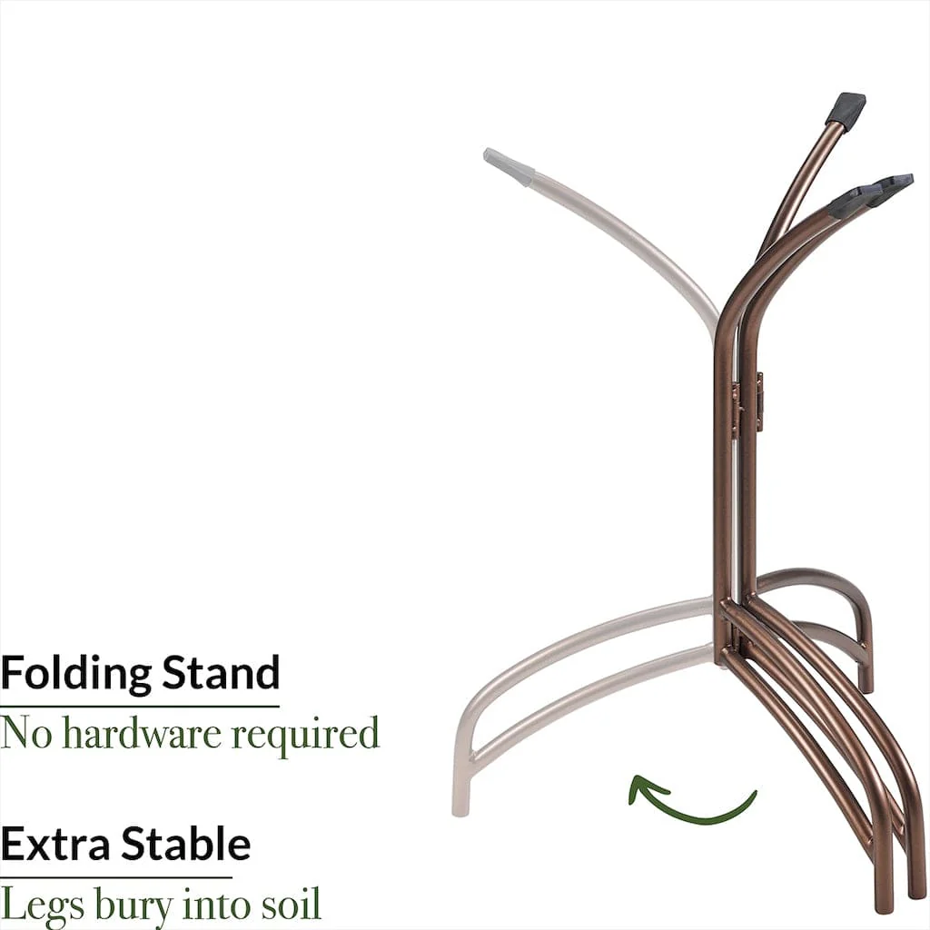 Good Directions 20 inch Rust Bird Bath with Stand - Image 6