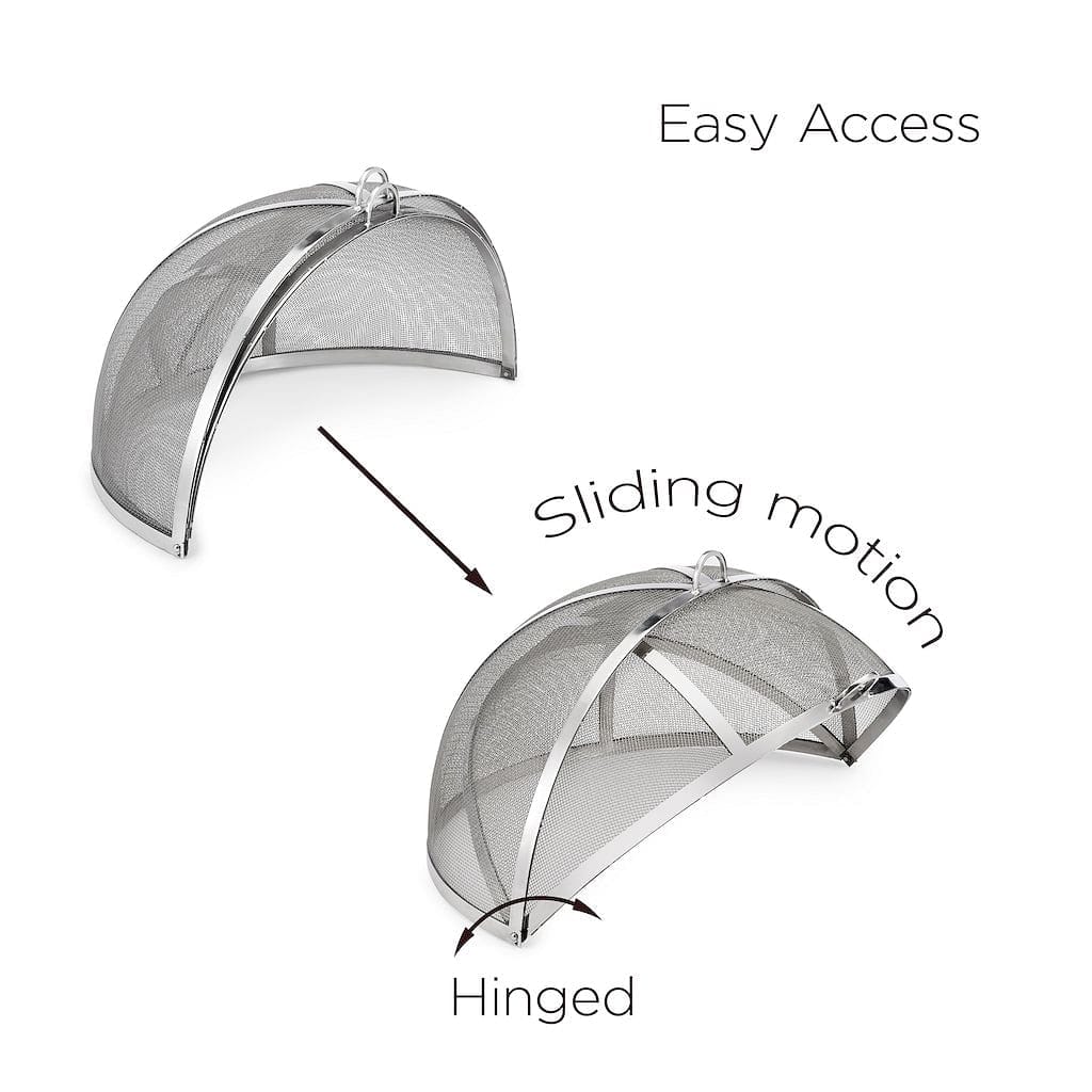 Good Directions 30 inch Large Stainless Steel Spark Screen with Lifter - Image 5