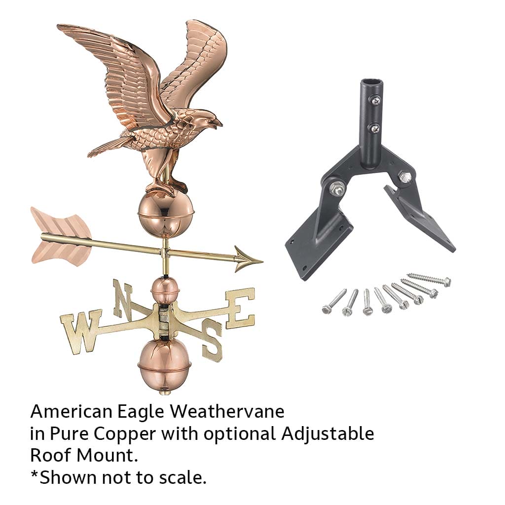 Good Directions American Eagle Weathervane in Pure Copper - Image 5