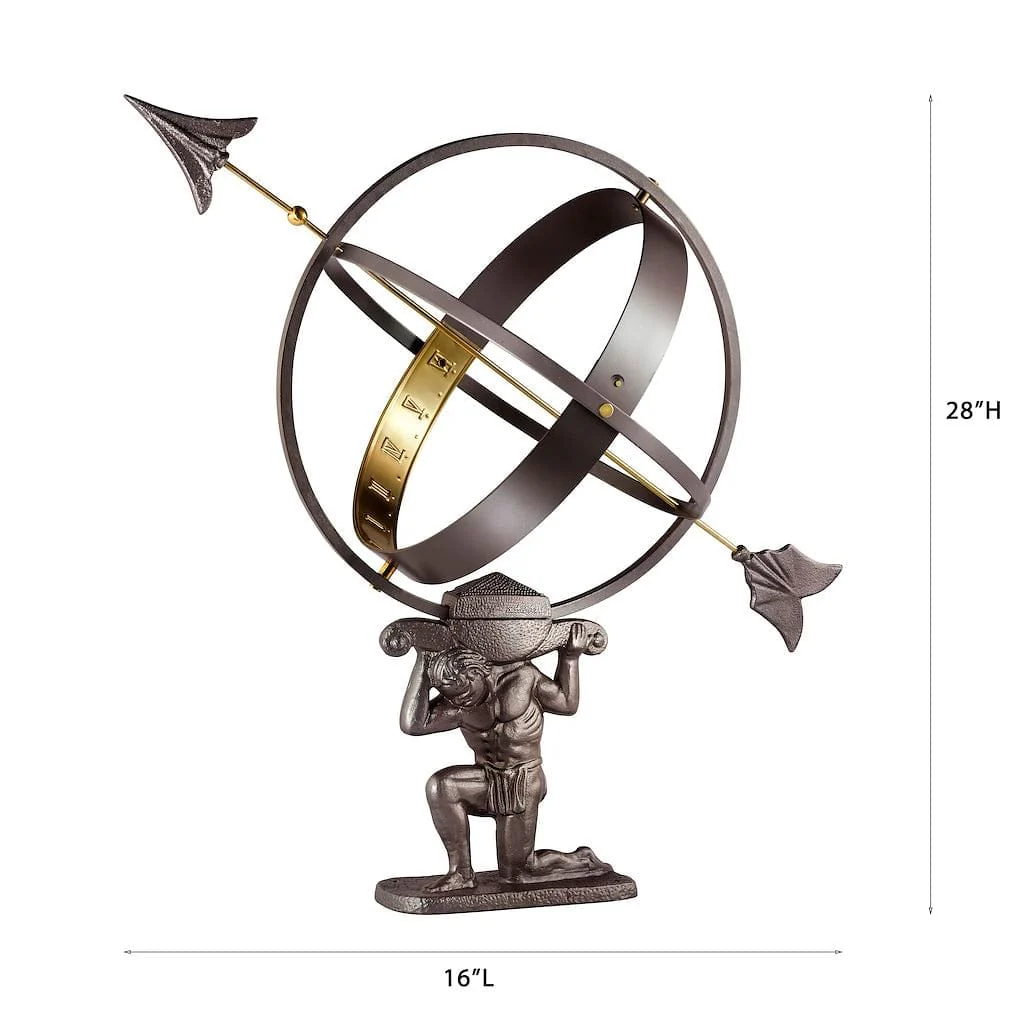 Good Directions Atlas Armillary Sundial - Image 5
