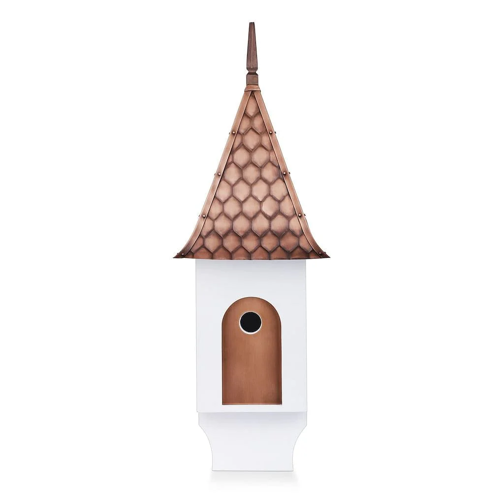 Good Directions Chateau Bird House with Pure Copper Diamond Pattern Roof - Image 3