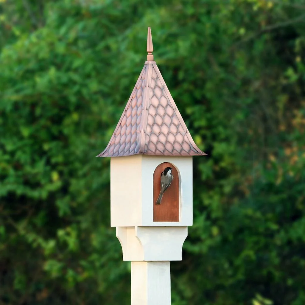 Good Directions Chateau Bird House with Pure Copper Diamond Pattern Roof - Image 8