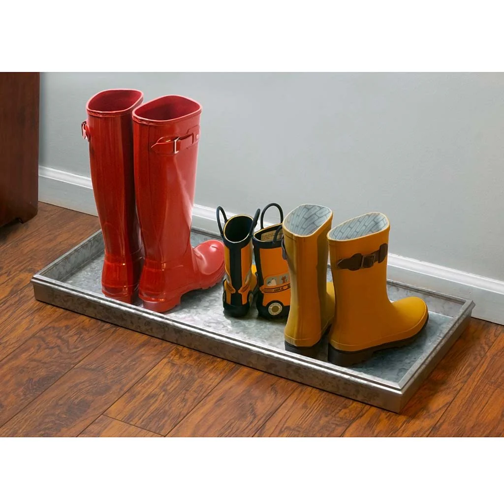 Good Directions Classic Boot Tray in Galvanized Gray Steel - Image 4